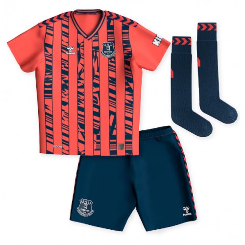 Maillot de foot Everton Ashley Young #18 Extérieur enfant 2023-24 Manches Courte (+ pantalon court)